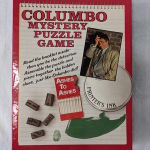Vintage Columbo Mystery Jigsaw Puzzle Game